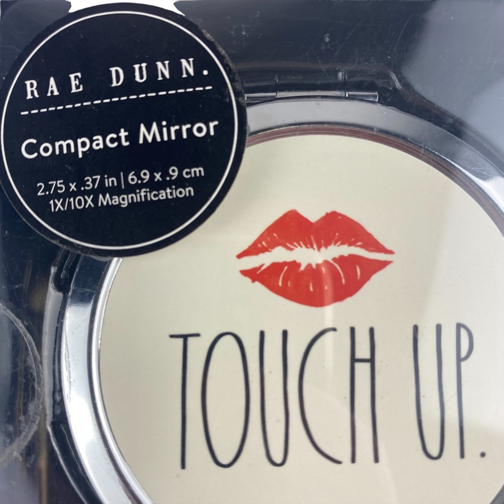 NEW Rae Dunn Compact Mirror “TOUCH UP” - Picture 3 of 3